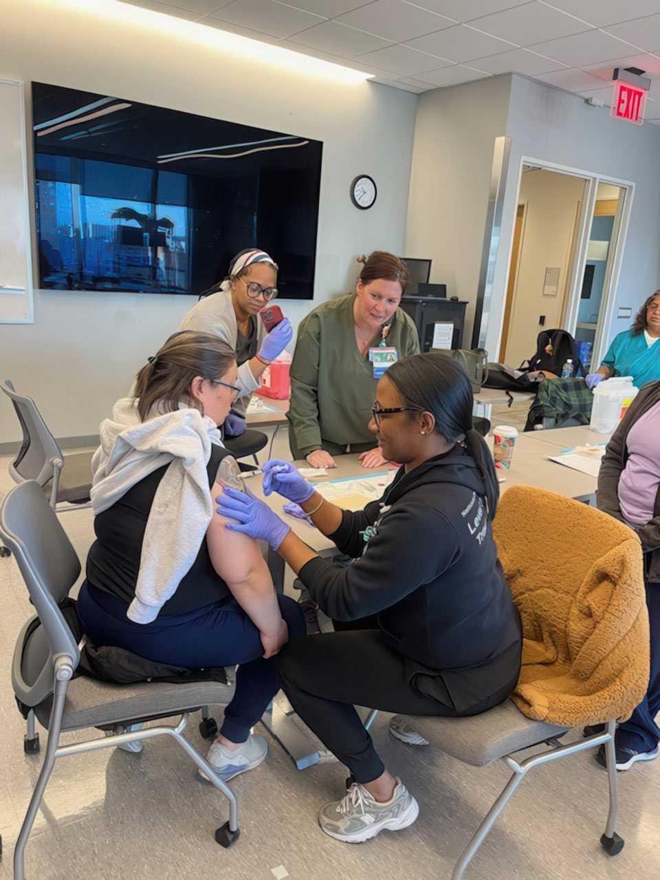 medical shot training