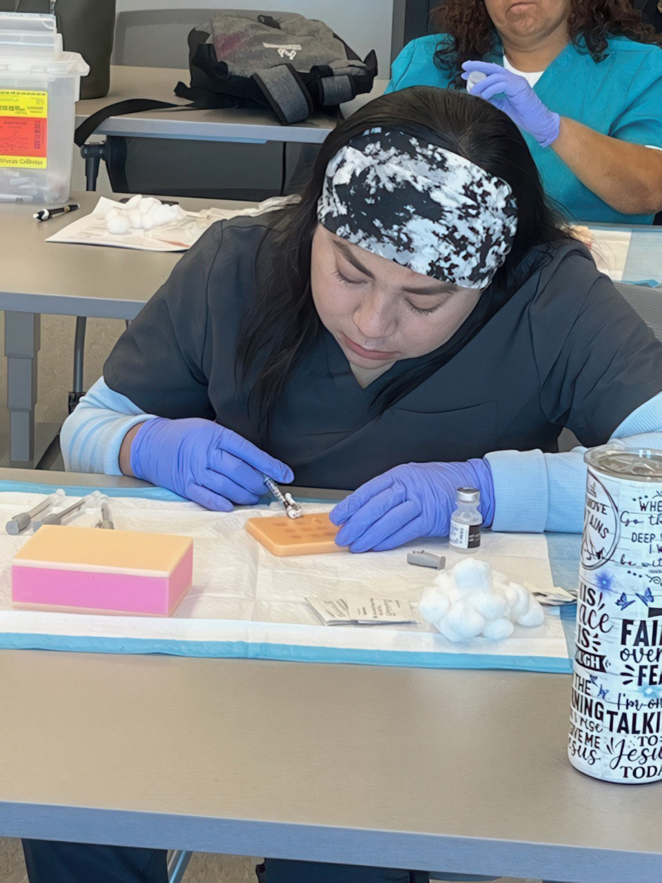 medical student lab work