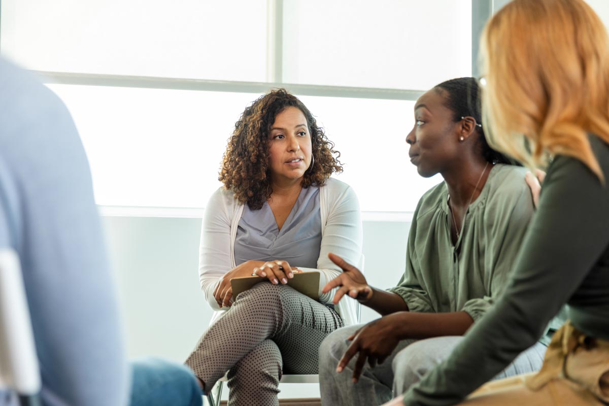 Women Sharing Experiences and Support