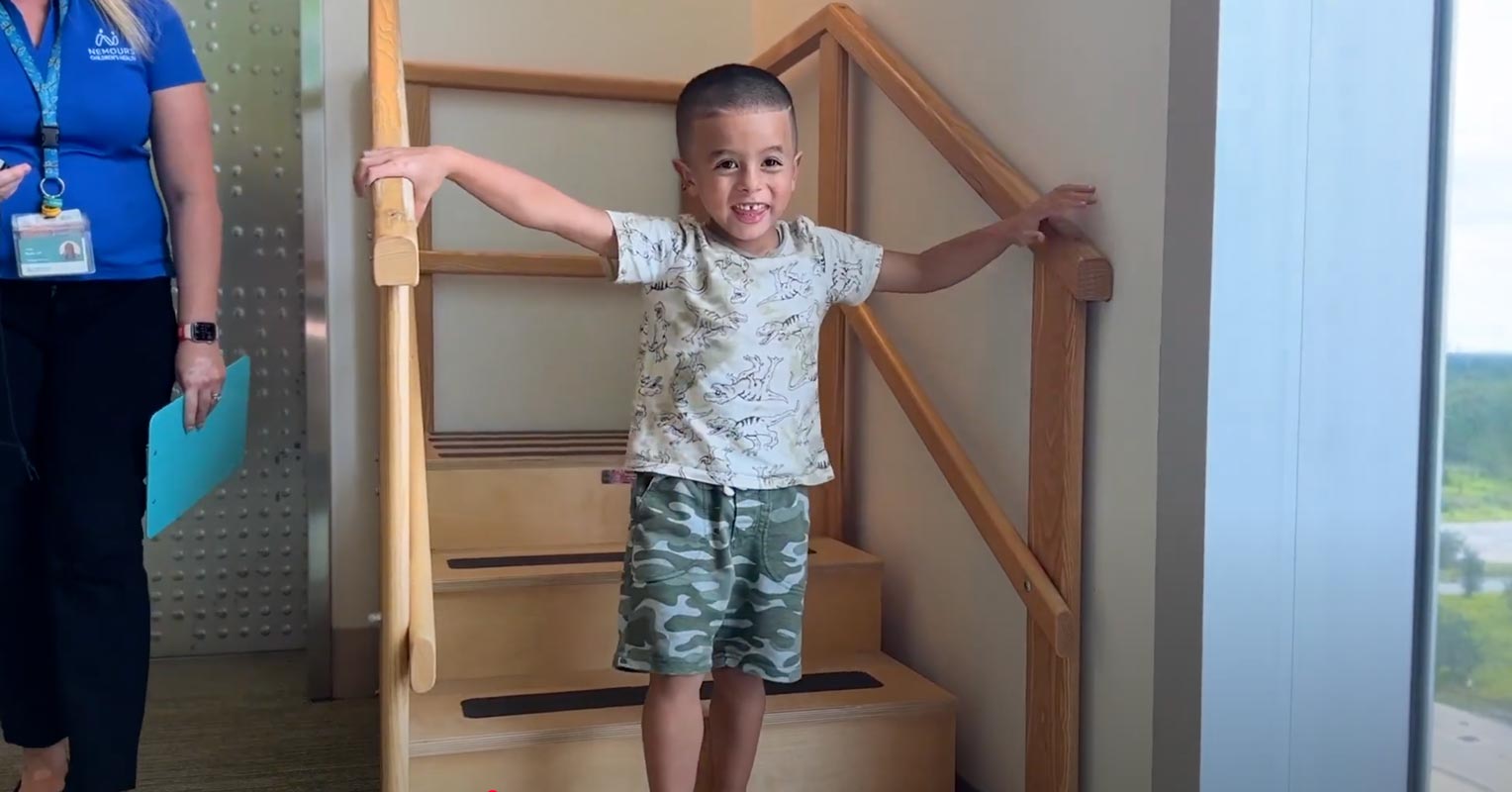 See Jaxson’s remarkable progress after receiving gene therapy.